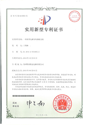 Utility model patent certificate